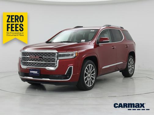 Red 2022 GMC Acadia Denali