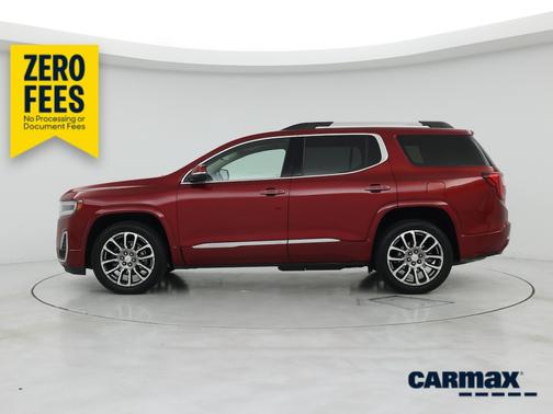 Red 2022 GMC Acadia Denali