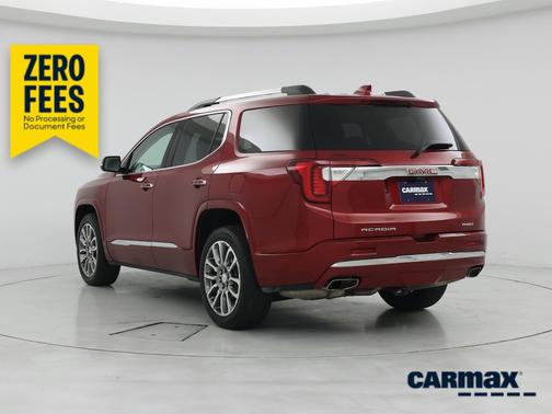 Red 2022 GMC Acadia Denali