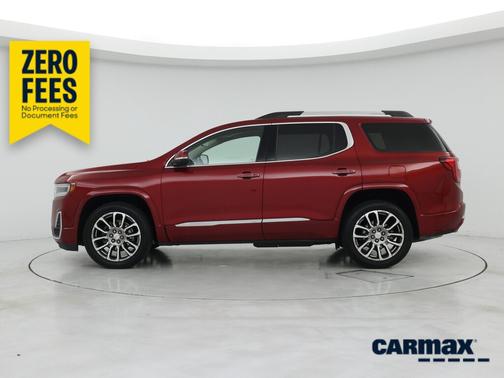 Red 2022 GMC Acadia Denali