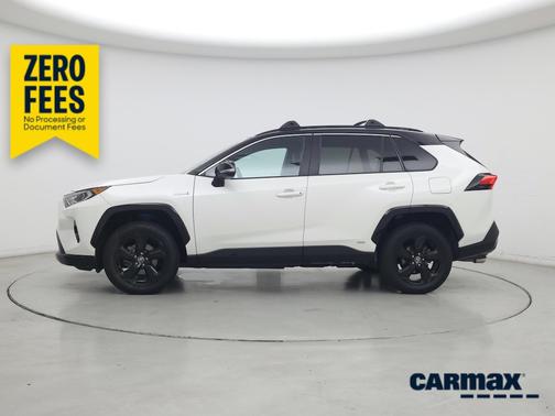 Pearl 2020 Toyota RAV4 Hybrid XSE