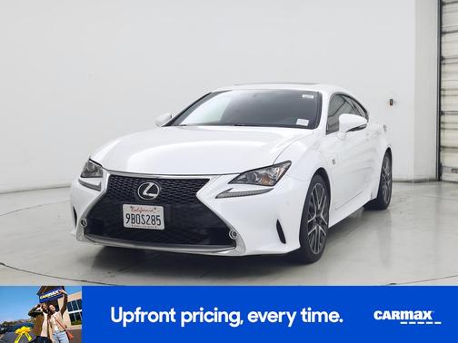White 2015 Lexus RC 350