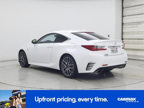 White 2015 Lexus RC 350