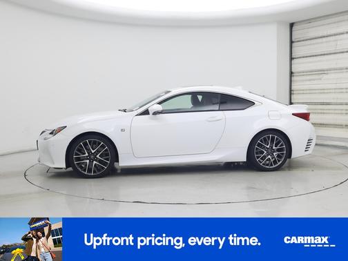 White 2015 Lexus RC 350