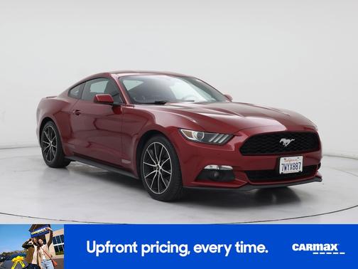 Red 2016 Ford Mustang Ecoboost