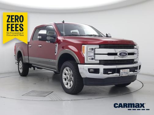 Red 2019 Ford F-250 King Ranch