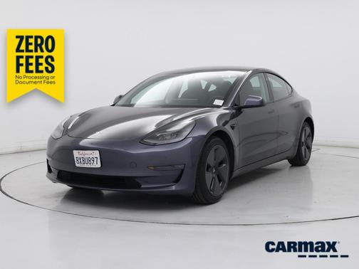 Gray 2021 Tesla Model 3 Long Range