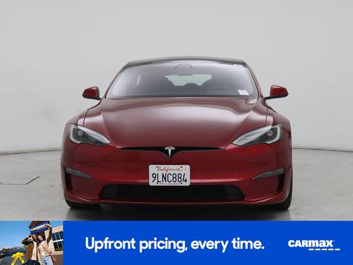 Red 2024 Tesla Model S Plaid