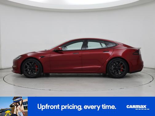 Red 2024 Tesla Model S Plaid