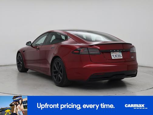 Red 2024 Tesla Model S Plaid
