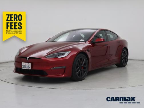 Red 2024 Tesla Model S Plaid