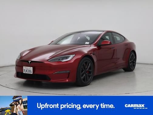 Red 2024 Tesla Model S Plaid