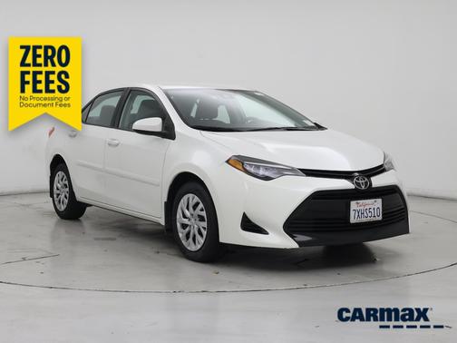 White 2017 Toyota Corolla LE