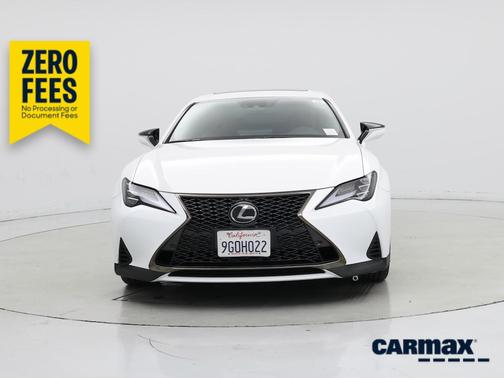 White 2023 Lexus RC 350 F-Sport