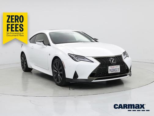White 2023 Lexus RC 350 F-Sport