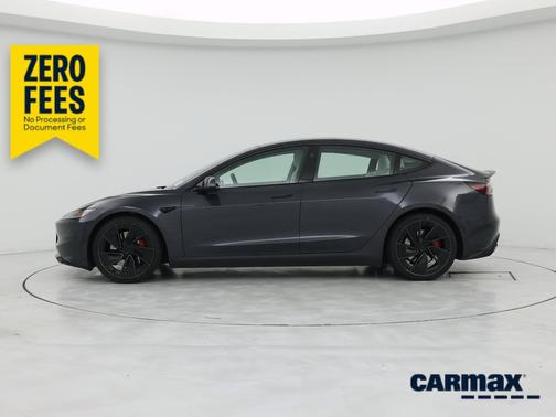 Gray 2024 Tesla Model 3 Performance