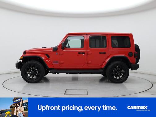 Red 2025 Jeep Wrangler 4xe Sahara