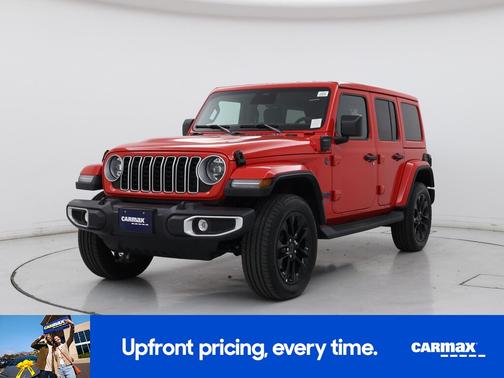 Red 2025 Jeep Wrangler 4xe Sahara