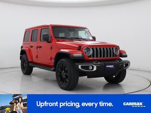 Red 2025 Jeep Wrangler 4xe Sahara