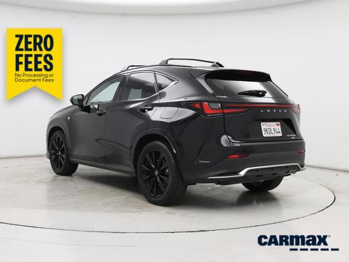 Black 2024 Lexus NX 450h+ F-SPORT Handling