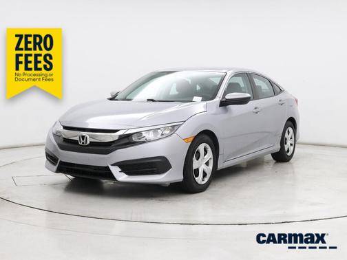 Silver 2017 Honda Civic LX