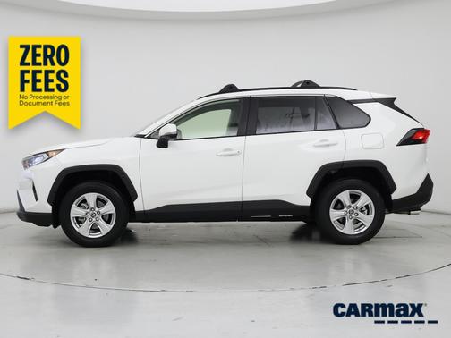 White 2019 Toyota RAV4 XLE
