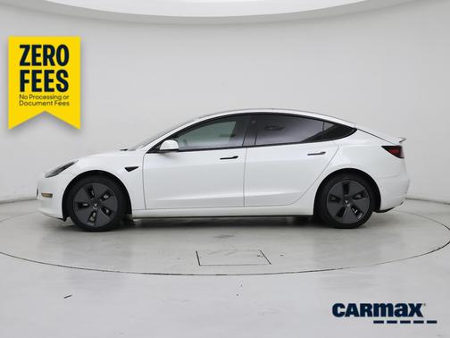 White 2021 Tesla Model 3 Standard Range Plus