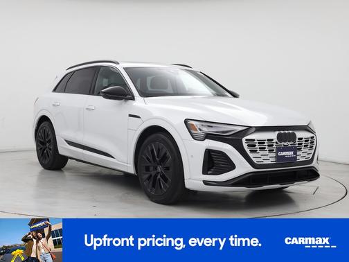 White 2024 Audi Q8 e-tron Prestige