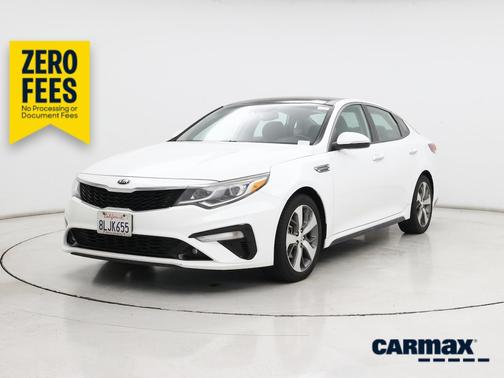 White 2019 Kia Optima S
