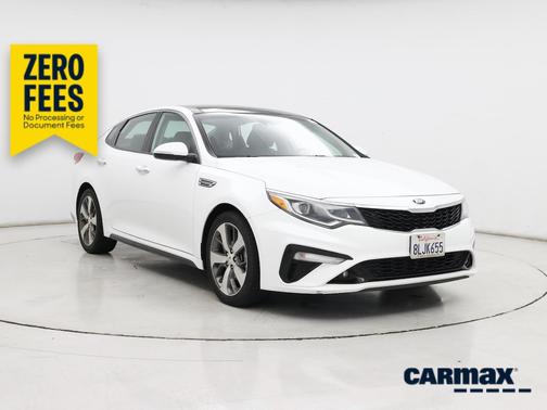 White 2019 Kia Optima S