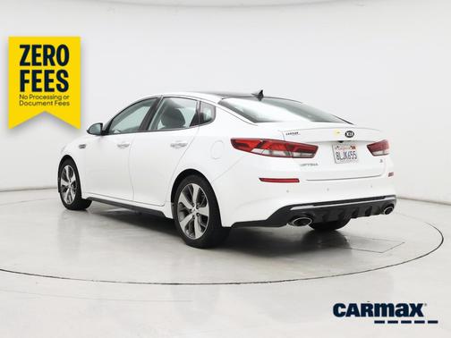 White 2019 Kia Optima S