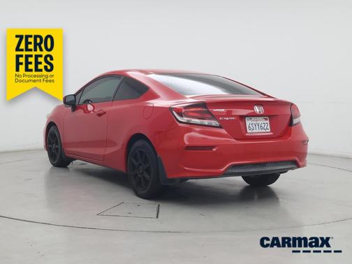 Red 2015 Honda Civic LX