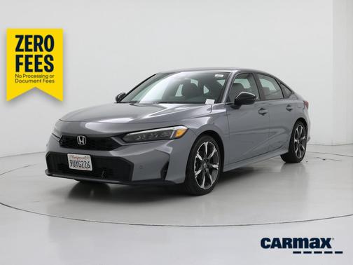 Gray 2025 Honda Civic Hybrid Sport Touring