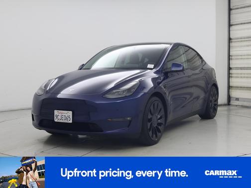 Blue 2022 Tesla Model Y Performance