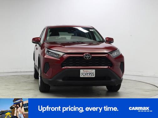 Red 2022 Toyota RAV4 LE