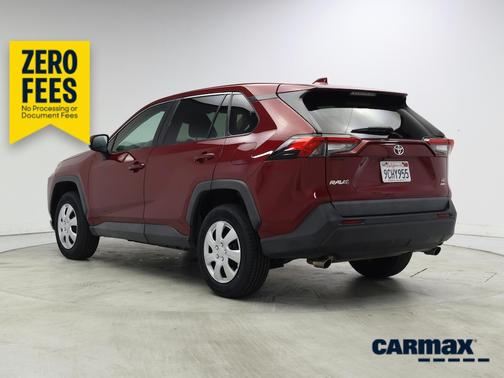 Red 2022 Toyota RAV4 LE