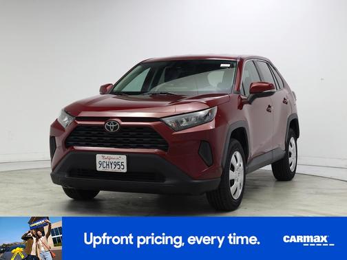 Red 2022 Toyota RAV4 LE