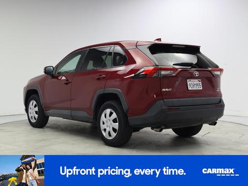 Red 2022 Toyota RAV4 LE