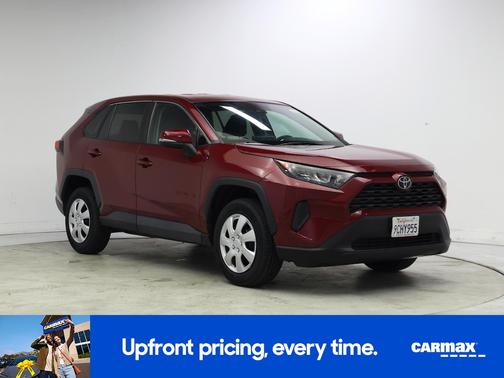 Red 2022 Toyota RAV4 LE