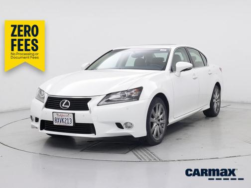 White 2015 Lexus GS 350