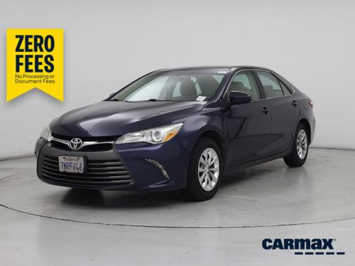 Blue 2015 Toyota Camry LE