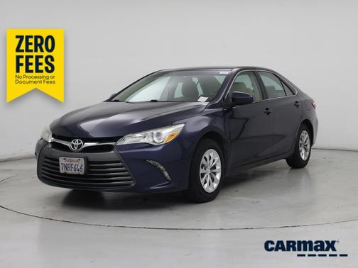 Blue 2015 Toyota Camry LE