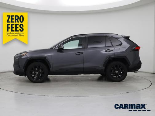 Gray 2022 Toyota RAV4 Hybrid SE