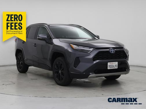 Gray 2022 Toyota RAV4 Hybrid SE