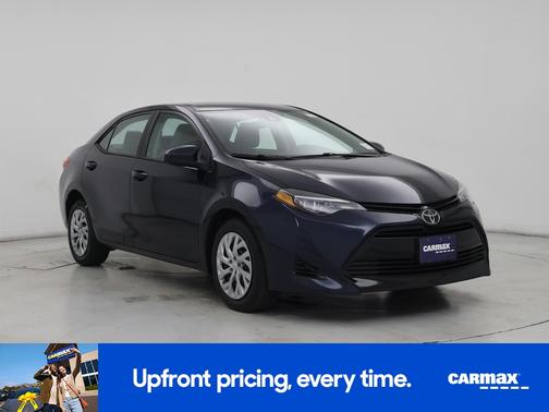Blue 2017 Toyota Corolla LE