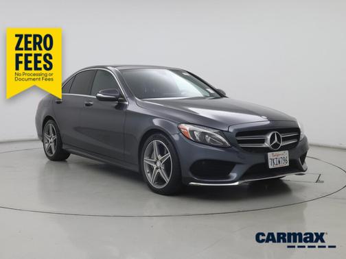 Black 2015 Mercedes-Benz C-Class