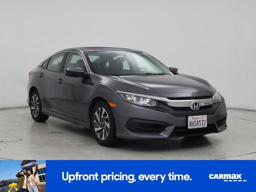 Gray 2017 Honda Civic EX