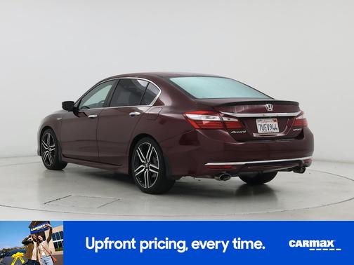 Burgundy 2016 Honda Accord Sport