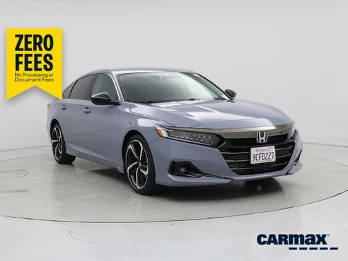 Gray 2022 Honda Accord Sport SE