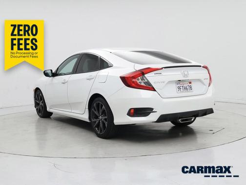 White 2019 Honda Civic Sport